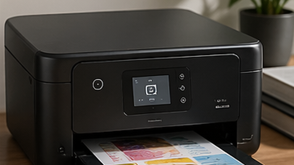 Printers, scanners and office equipment buying area.
