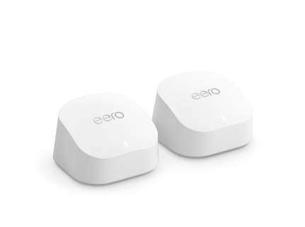 Amazon eero 6+ 2-pack exact official product image