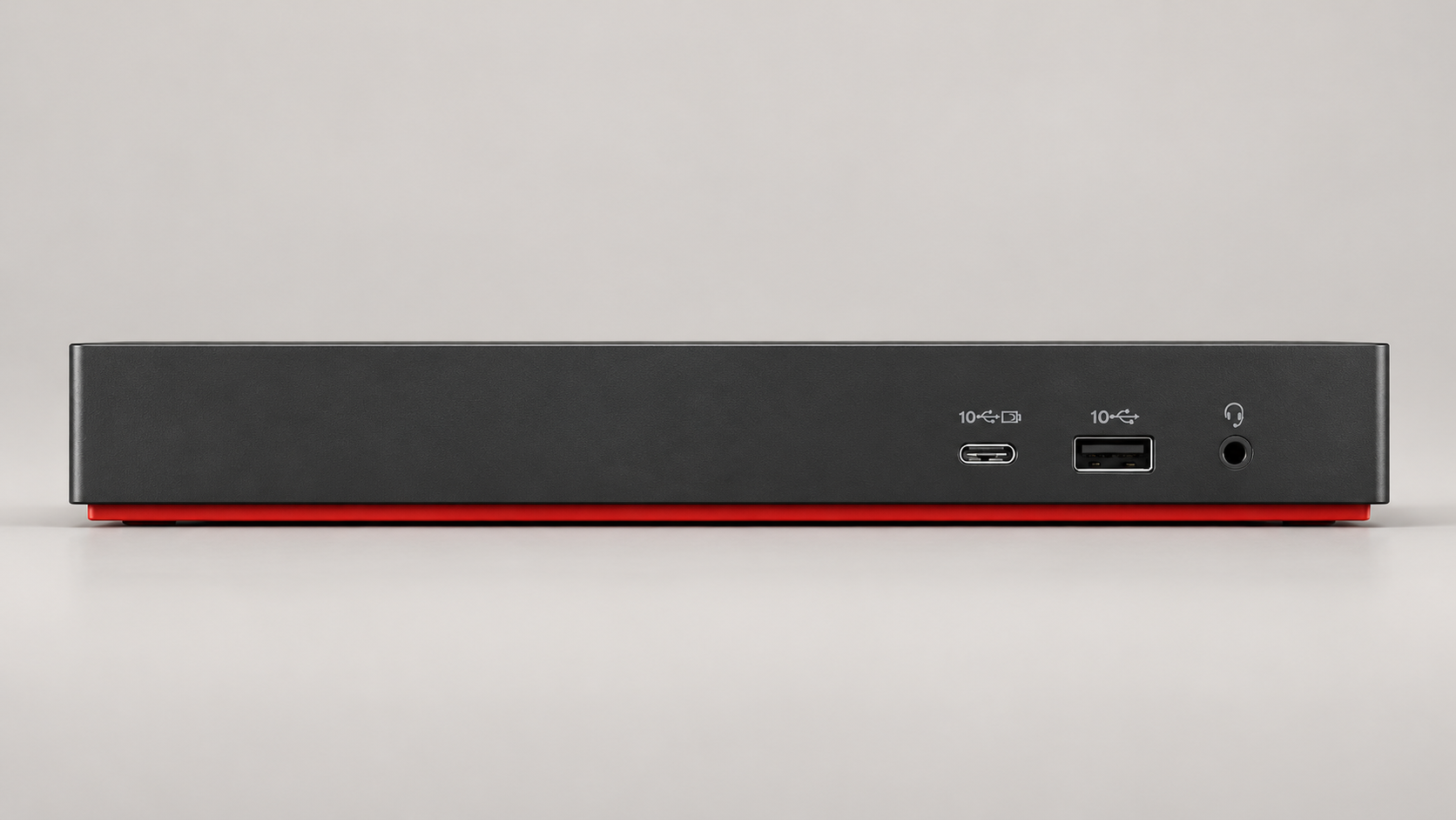 Editorial illustration of Lenovo ThinkPad Universal Thunderbolt 4 Dock; visible model recognition only, not a technical or complete-pack diagram.