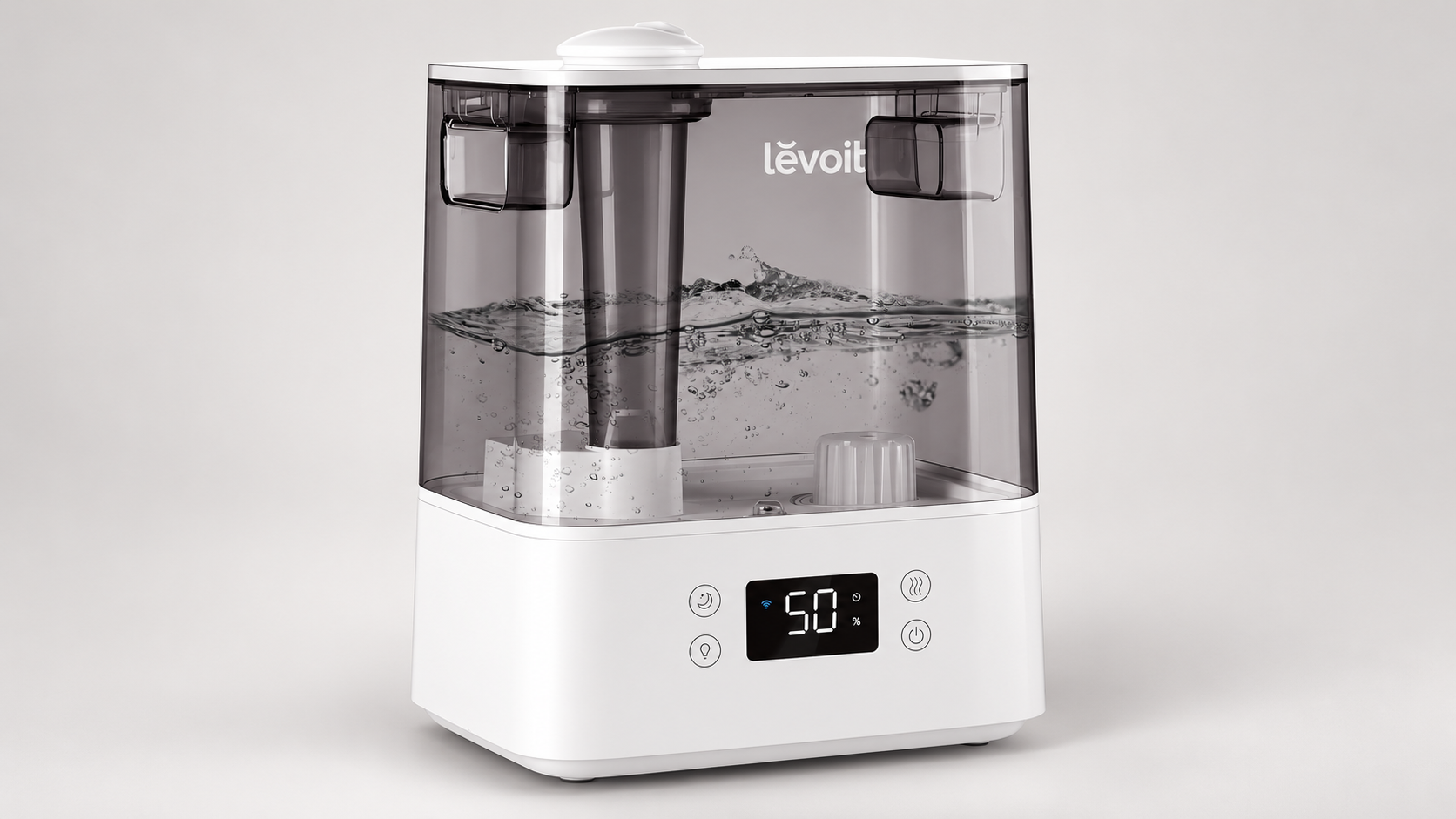 Editorial illustration of Levoit Classic 300S Ultrasonic Smart Humidifier; visible model recognition only, not a technical or complete-pack diagram.