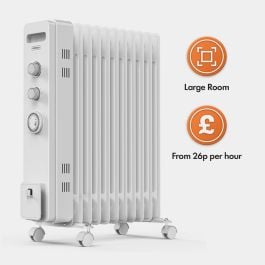 VonHaus 11 Fin Timer 2500W 2500887.2 exact official product image