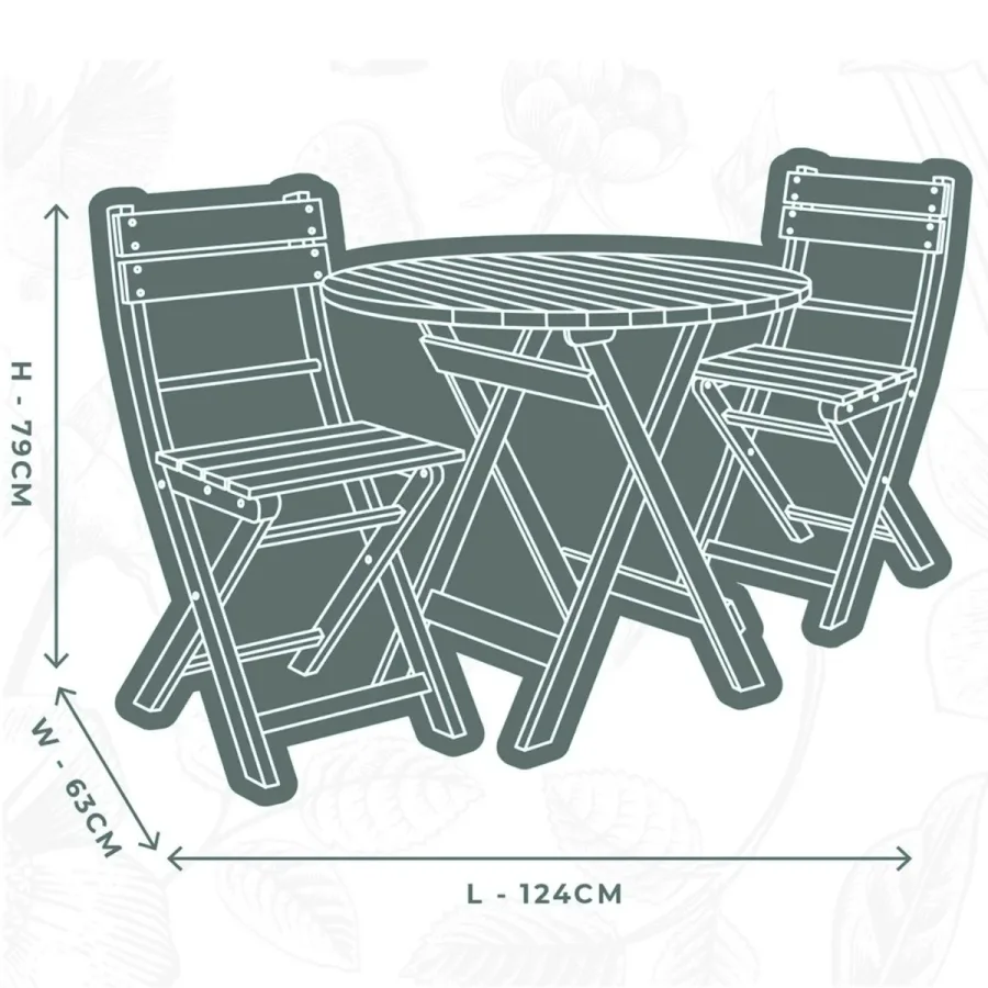 Gardenesque Bistro Set Cover exact official product image