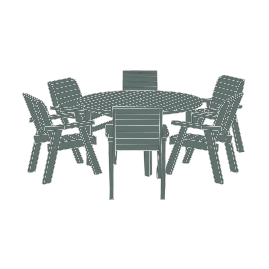 Gardenesque Round Dining Set Cover exact official product image