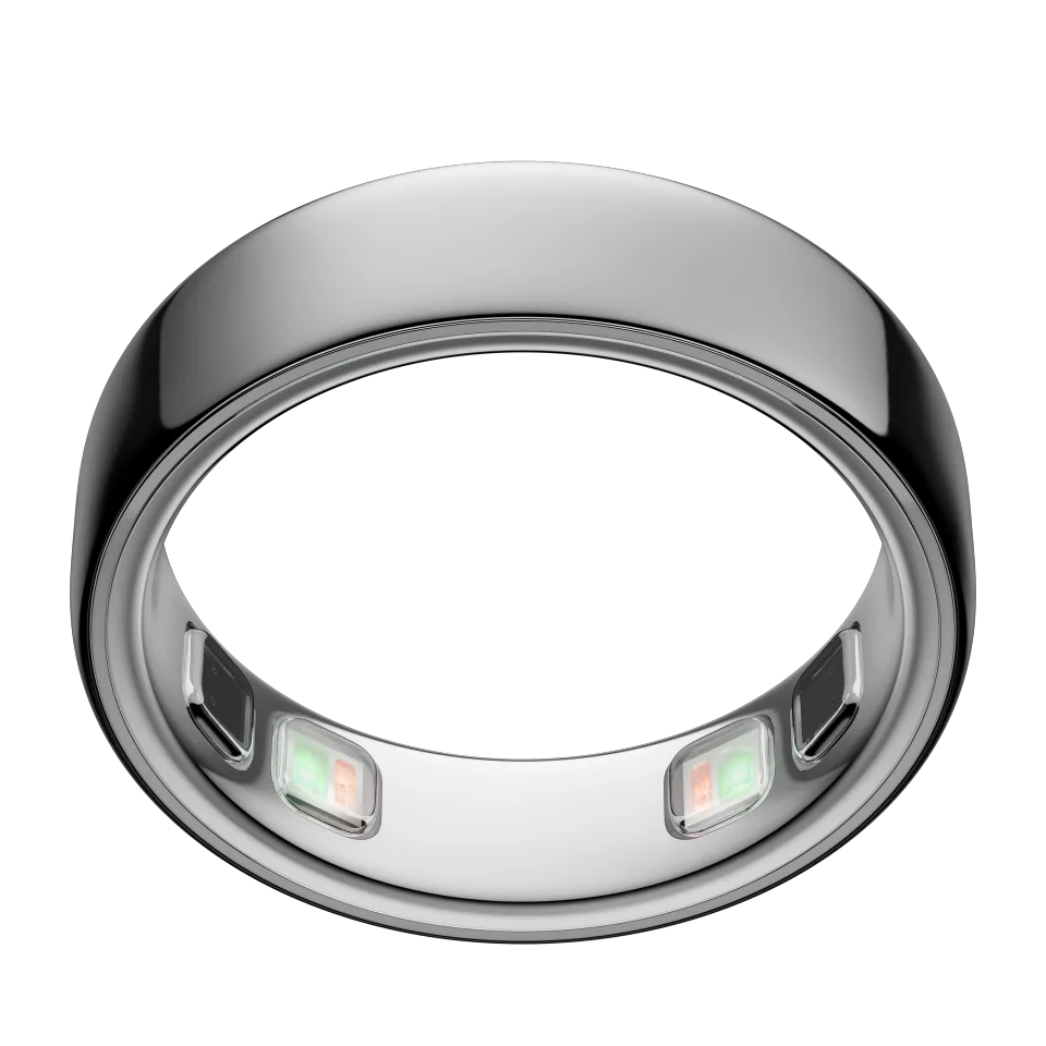 Oura Ring 5 Silver exact official product image