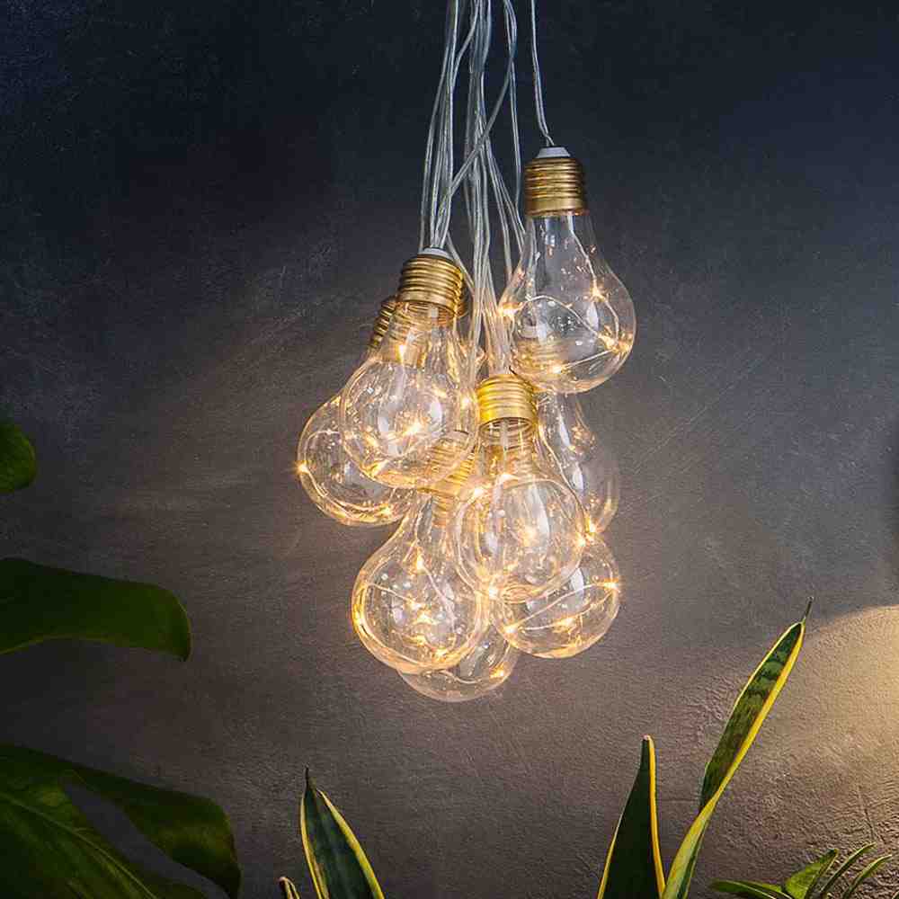 Lumify ten-bulb festoon set LVB10 exact official solar garden-light image