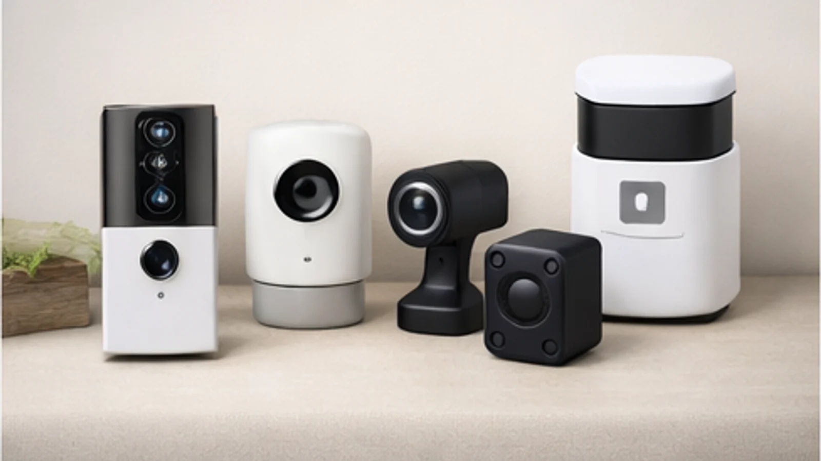 Photorealistic video doorbells with local storage options scene for a UK shortlist buying guide.